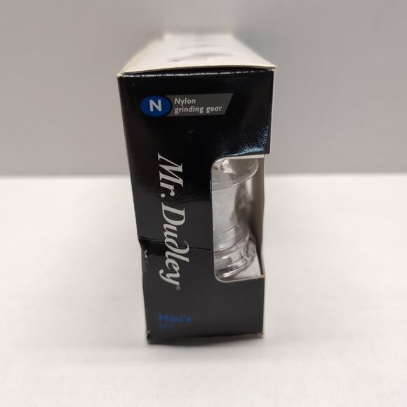 Mr Dudley Mini Set of Salt & Pepper Mill Grinder Acrylic Lucite - Picture 4 of 10